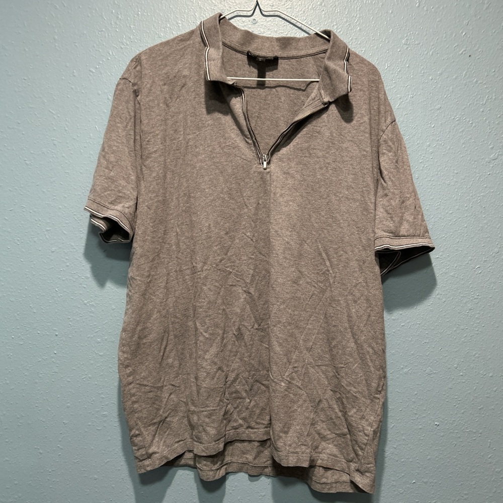 Men's Gray Polo Shirt